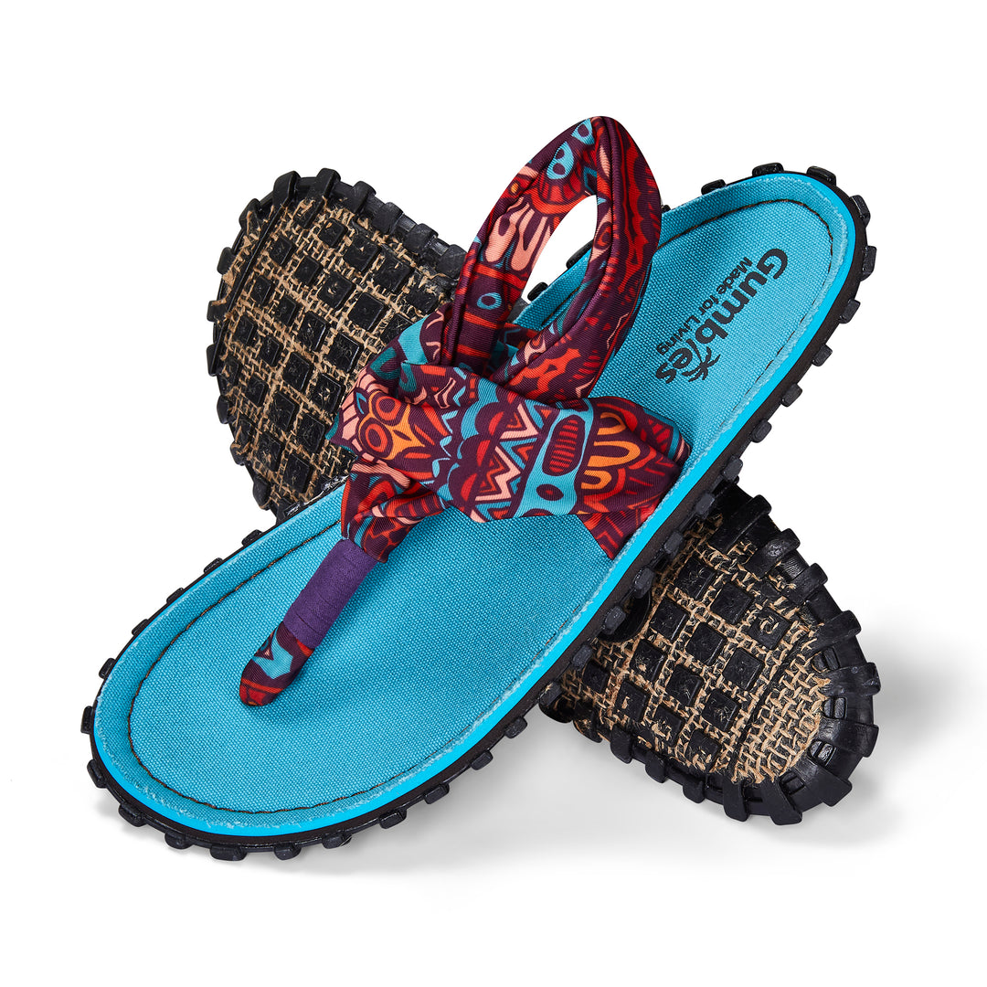 Slingbacks Women's Turquoise Vintage – Gumbies - Main Image