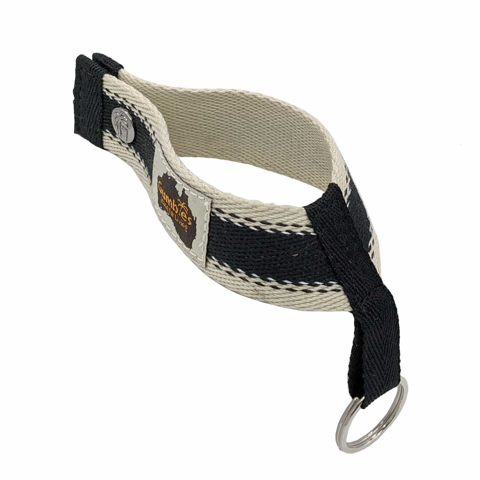 Flip-Fob Key Ring - Black & White