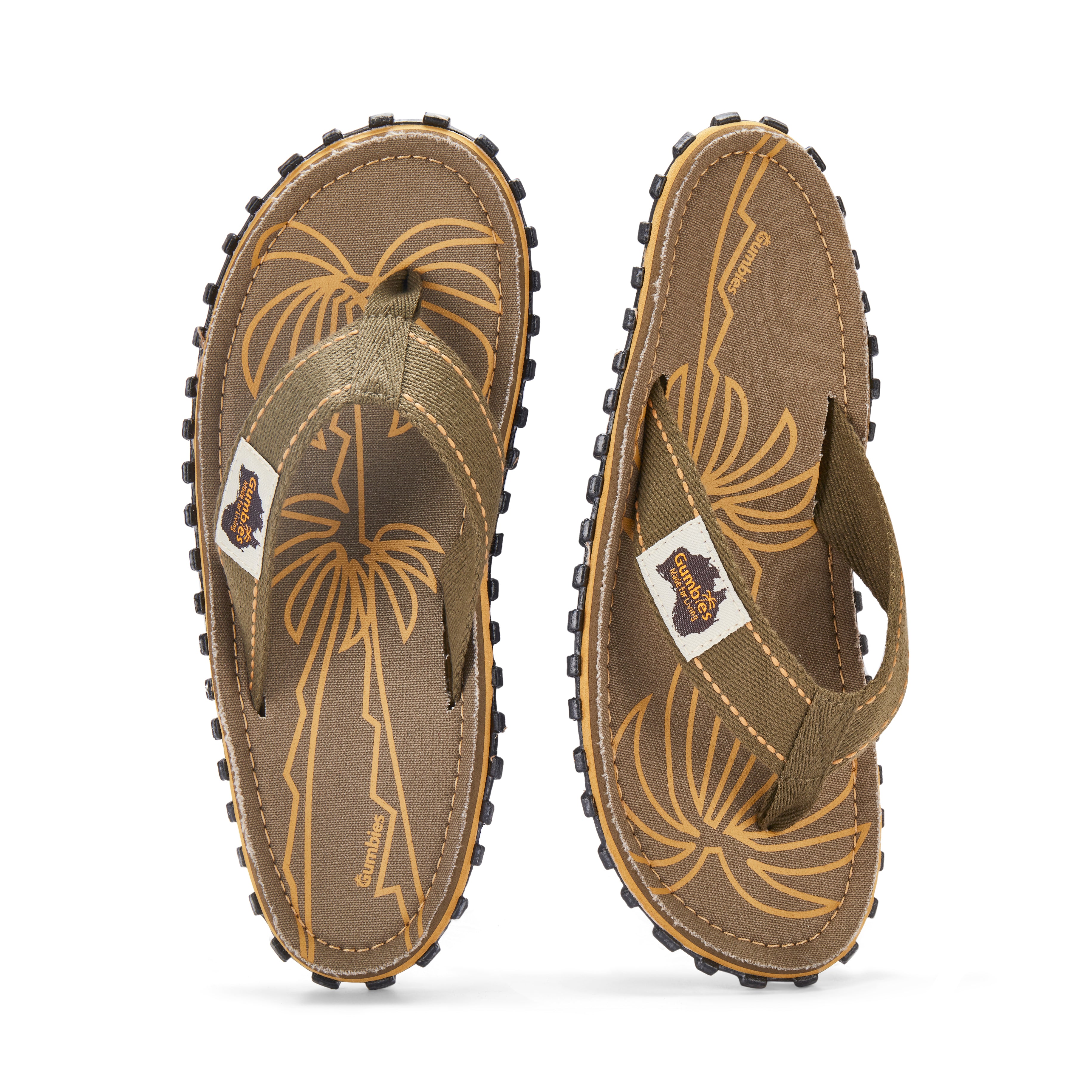 Islander Flip-Flops - Women's - Palm Leaf Khaki