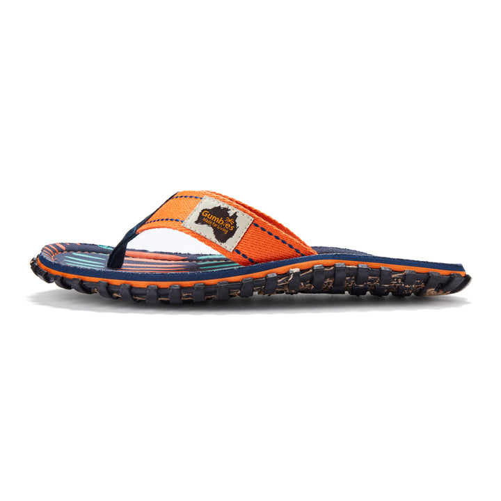Islander Flip-Flops - Men's - Tangerine Burst