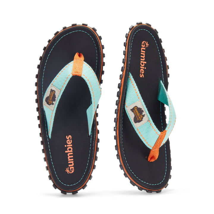 Islander Flip-Flops - Men's - Tricolor Black