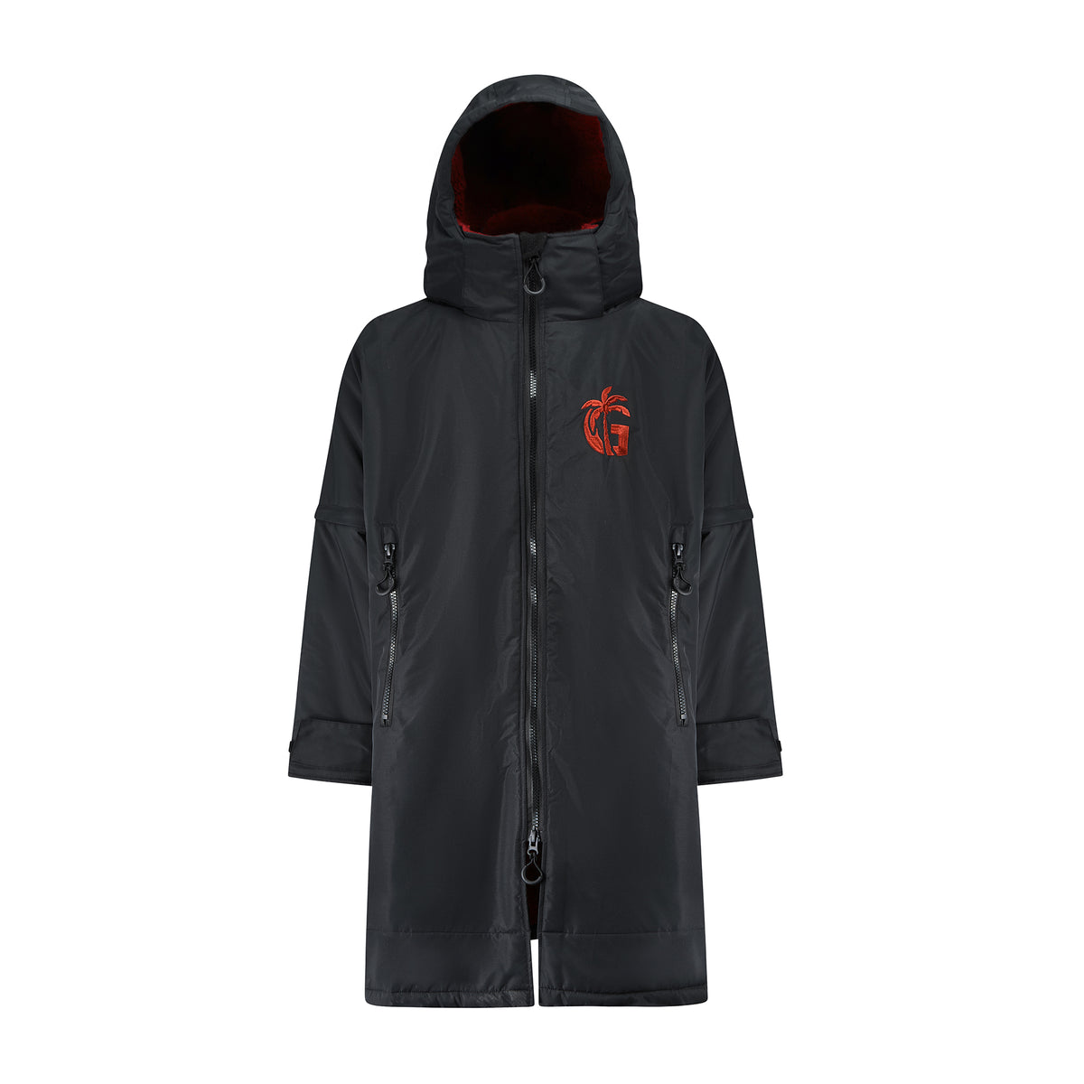 Sports-Cape - Black & Burgundy
