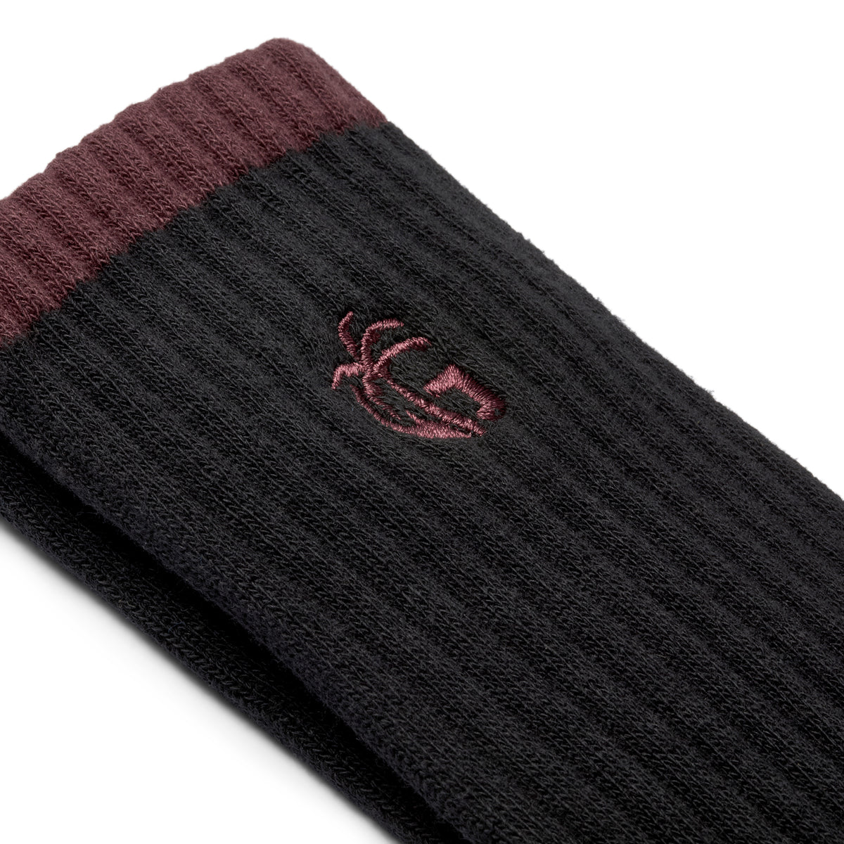Cushioned Logo Socks - Black & Red