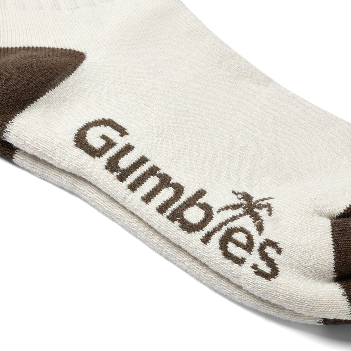 Cushioned Logo Socks - Chocolate & Cream