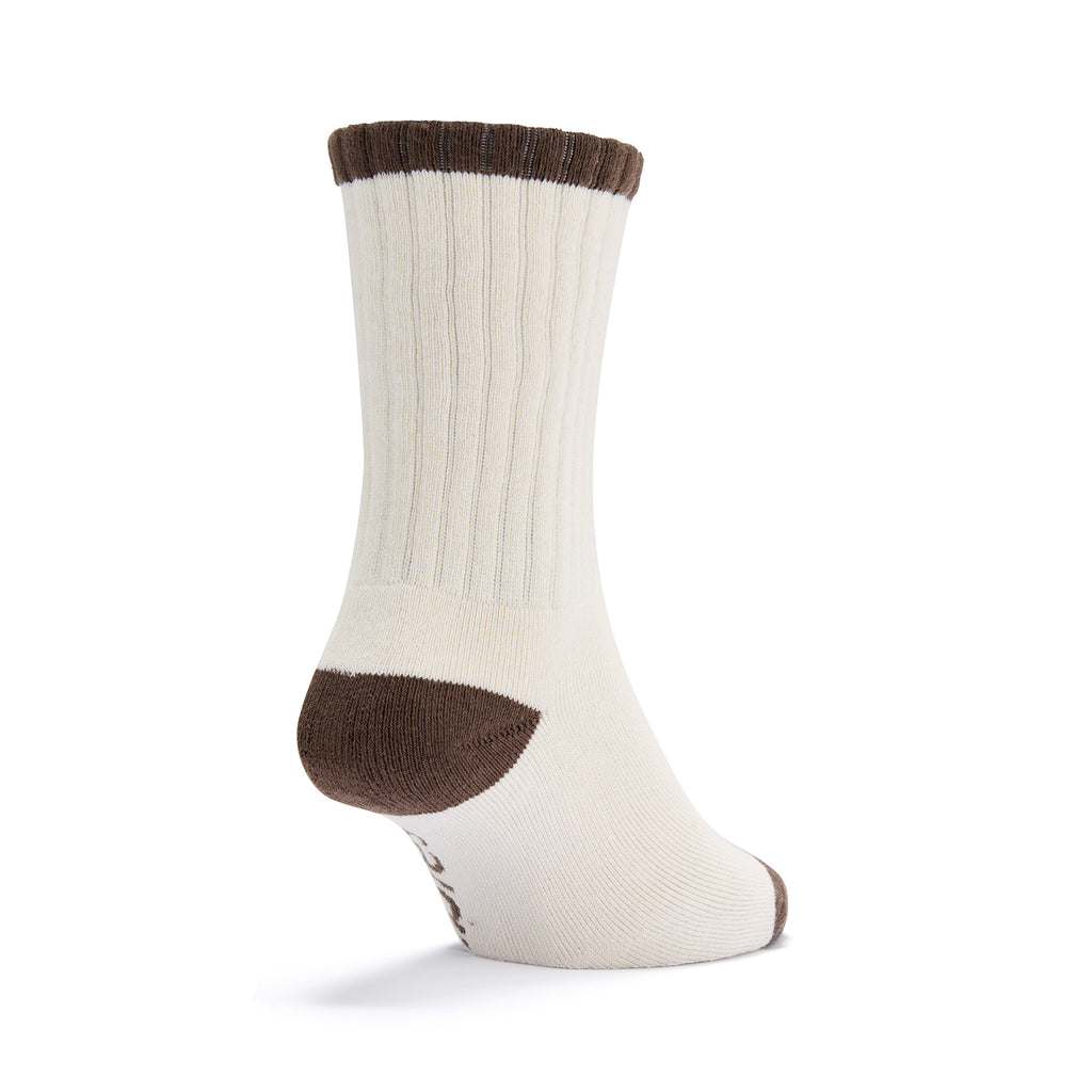 Cushioned Logo Socks - Chocolate & Cream