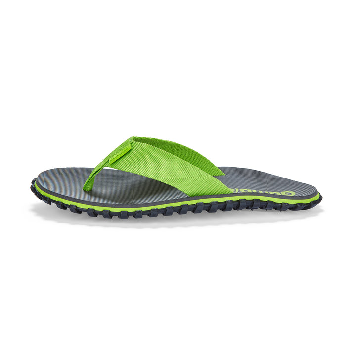Duckbill Flip-Flops - Men's - Grey & Lime