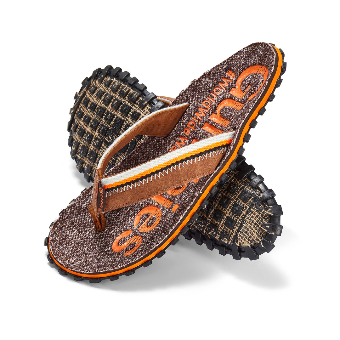 Cairns Flip-Flops Men's Orange – Gumbies - Main Image