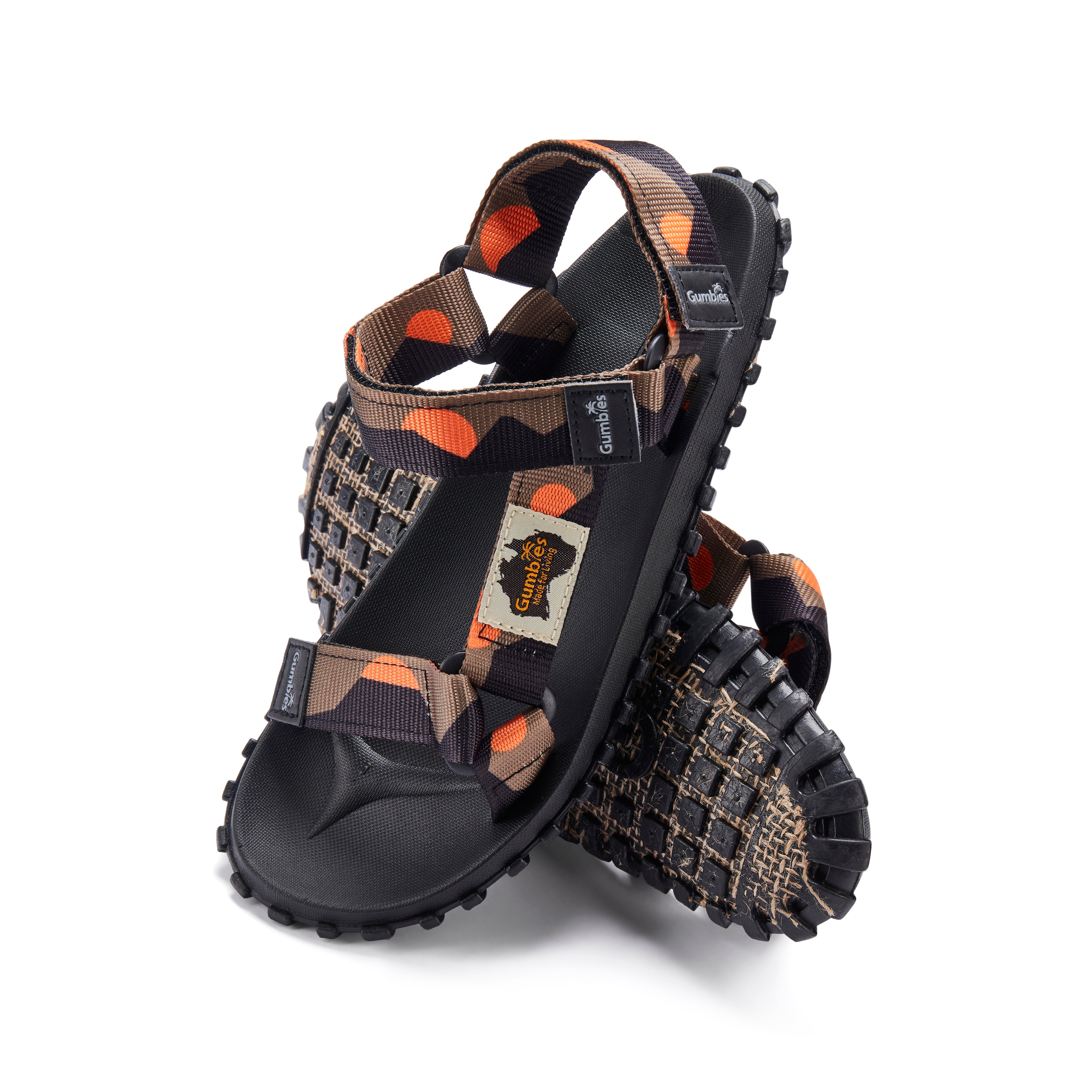 Scrambler Sandals - Men's - Khaki & Orange