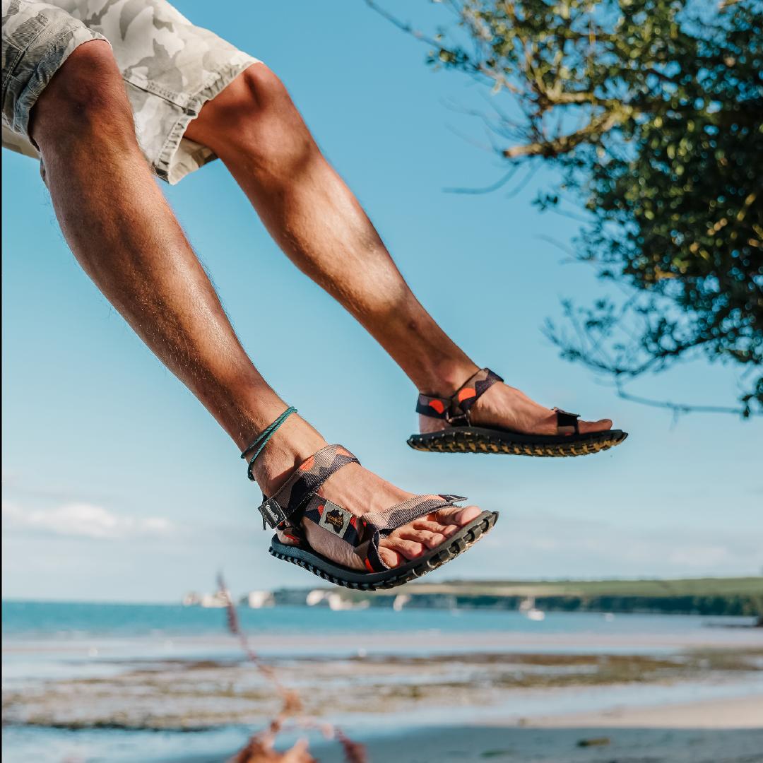 Scrambler Sandals - Men's - Khaki & Orange