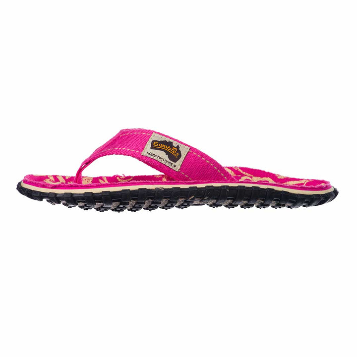Islander Flip-Flops - Children's - Pink Hibiscus